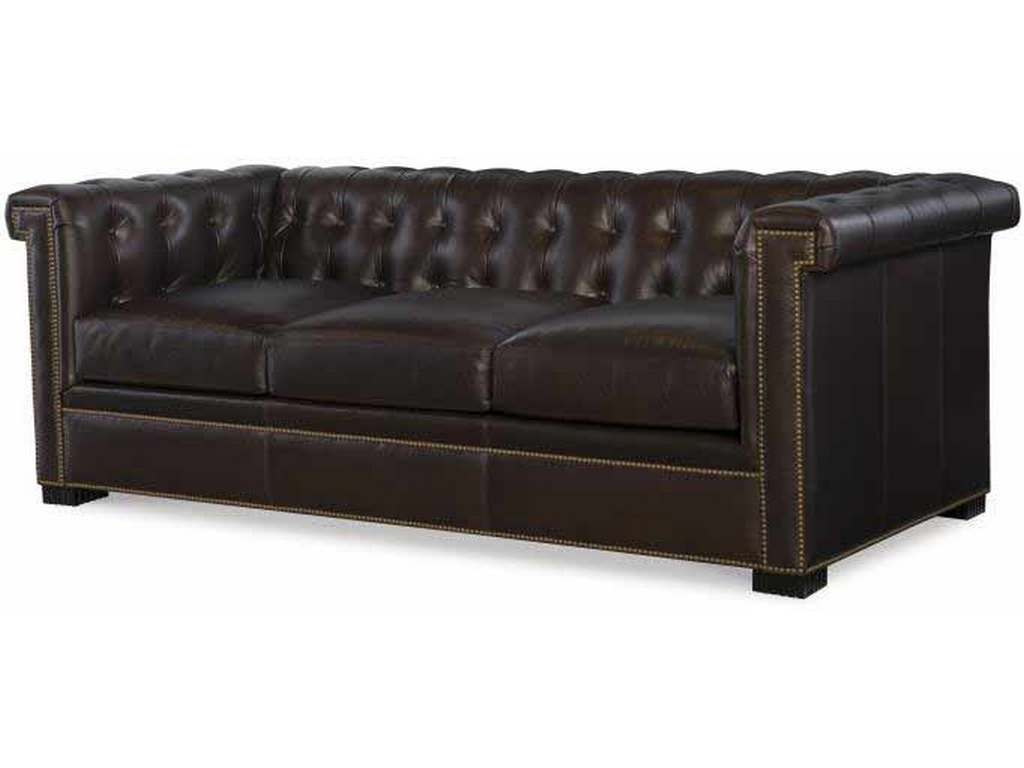 Century LR-7700-2 Century Leather Sofa W87 inch 3 Seats