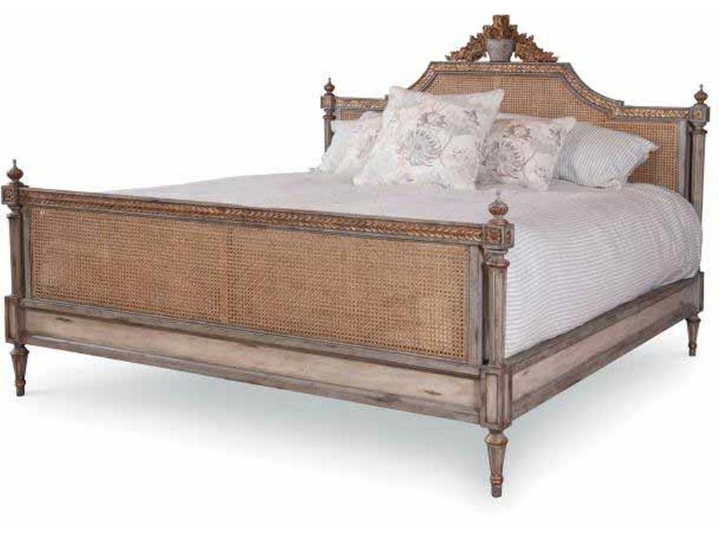 Century MN5705Q Monarch Corbett Bed High Footboard Queen Size