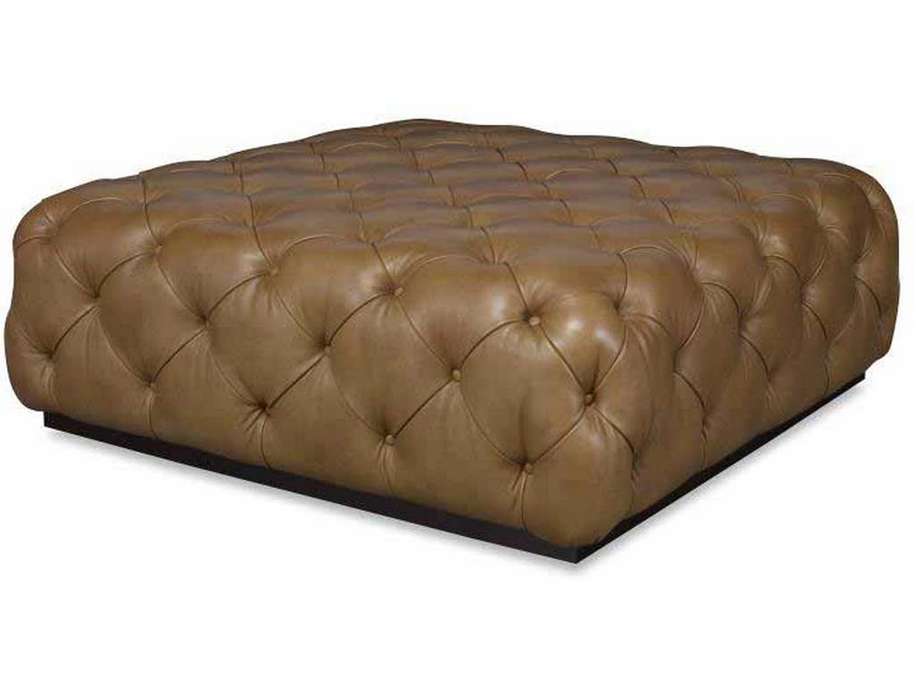 Century PLR-14903-WHEAT Century Trading Company Rueben Tufted Cocktail Ottoman