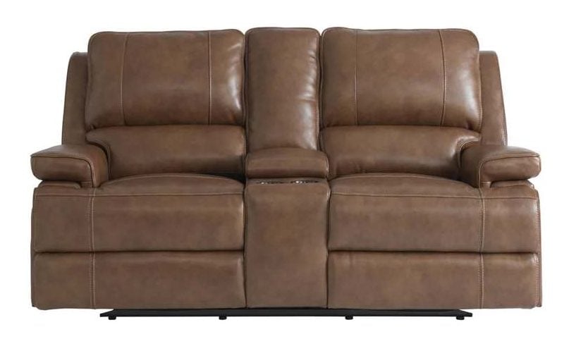 Club Level By Bassett 3729-PC42U Parsons Double Reclining Console Loveseat