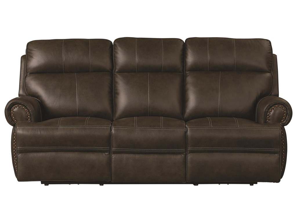 Club Level By Bassett 3738-P62J Claremont Motion Sofa