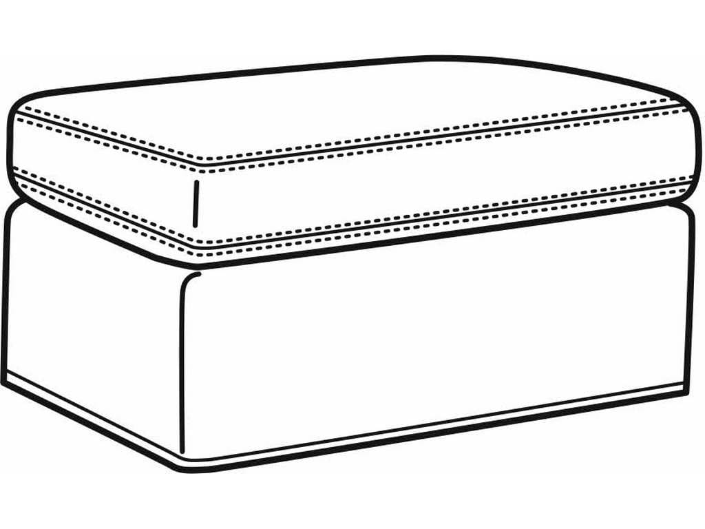 CR Laine L5748 Oliver Leather Ottoman and a half CR Laine L5748 Oliver Leather Ottoman and a half