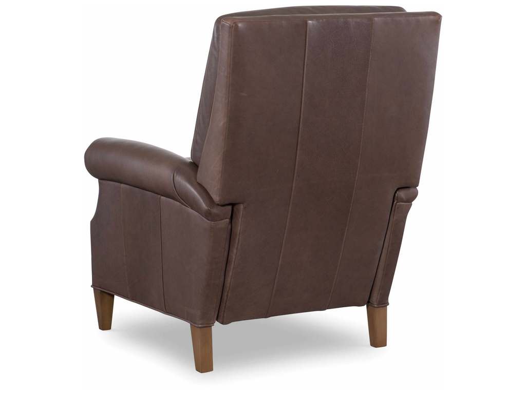 CR Laine L1475-05MR David Leather Manual Recliner - Hickory Park