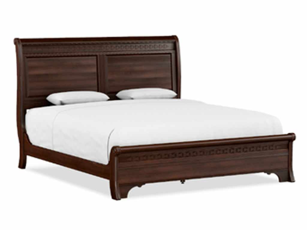 Durham 501-148B George Washington Architect King Sleigh Bed with Low Footboard Durham 501-148B George Washington Architect King Sleigh Bed with Low Footboard