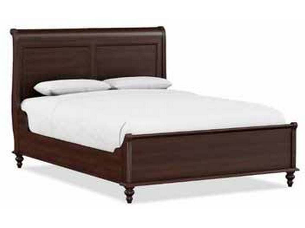 Durham 980-127B Savile Row Queen Sleigh Bed with Low Footboard Durham 980-127B Savile Row Queen Sleigh Bed with Low Footboard