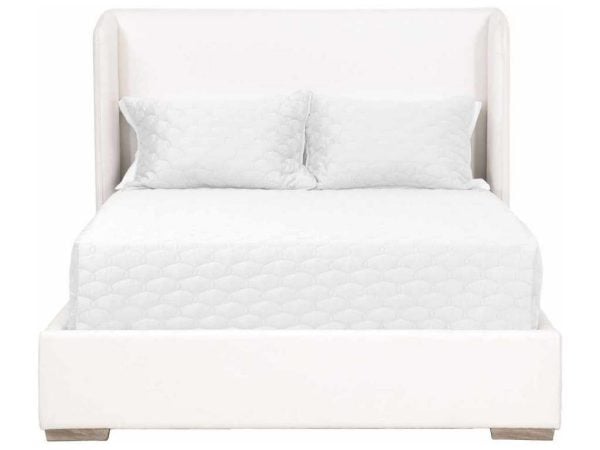 Essentials For Living 7126-3.LPPRL/NG  Stewart Standard King Bed in LiveSmart Peyton Pearl Natural Gray Oak