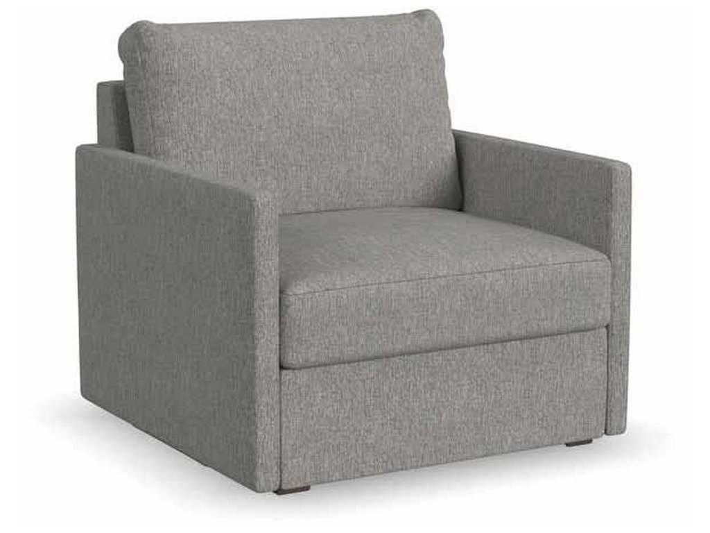 Flexsteel 902210N31302 Flex Chair with Narrow Arm Pebble