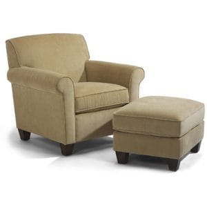 Flexsteel 5990-10-08 Dana Chair and Ottoman