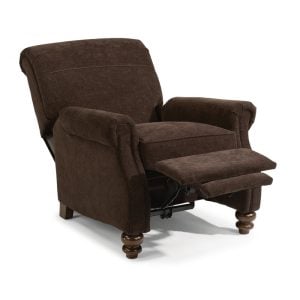 Flexsteel B3790-503 Bay Bridge Leather High leg Recliner without Nailhead Trim