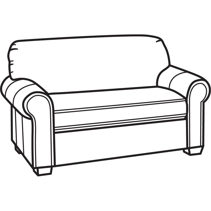 Flexsteel 3535-41 Thornton Leather Twin Sleeper