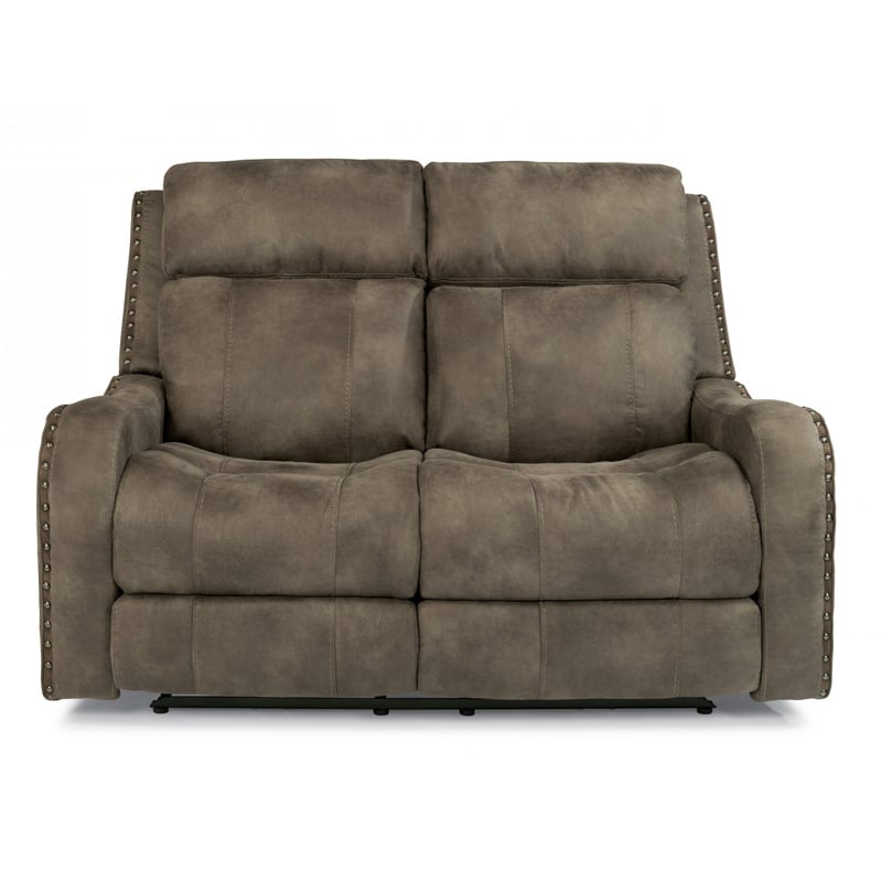 Flexsteel 1418-60PH Springfield Fabric Power Reclining Loveseat with Power Headrests Flexsteel 1418-60PH Springfield Fabric Power Reclining Loveseat with Power Headrests