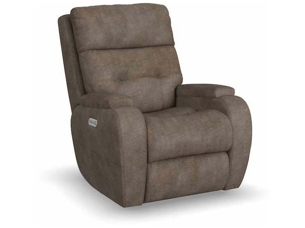 Flexsteel B3906-50H  Strait Power Recliner with Power Headrest