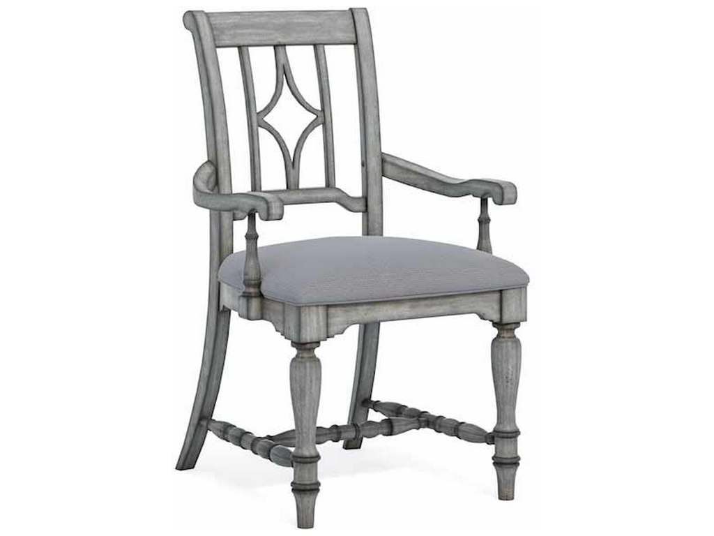 Flexsteel W1147-841  Plymouth Upholstered Arm Dining Chair