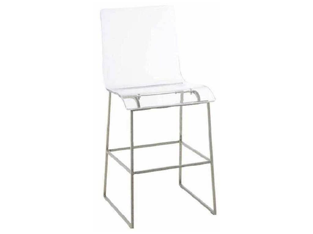 Gabby Home SCH-151620  King 24 inch Counter Stool Silver