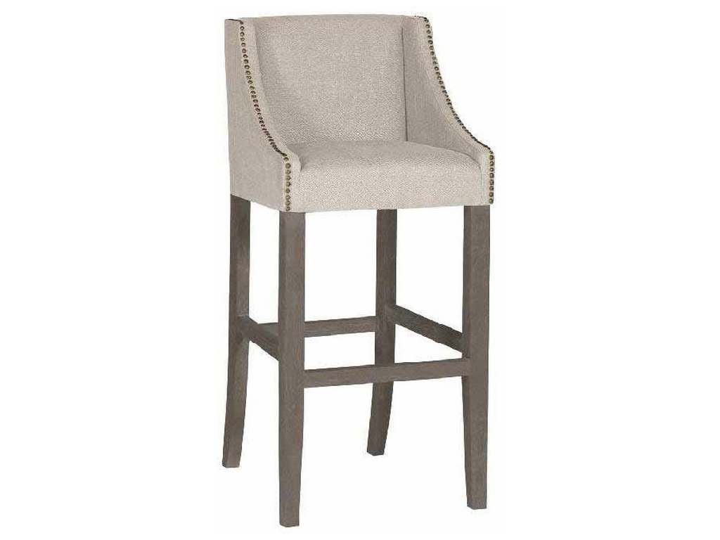 Gabby Home SCH-578-S300-F03  Winston 28 inch Bar Stool Burnished Oak