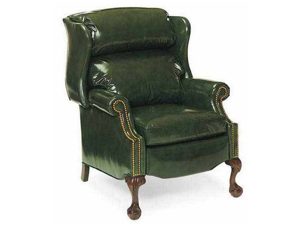 Hancock and Moore 1023 Living Room Addison Bustle Back Ball and Claw Recliner