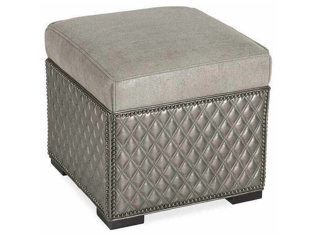 Hancock and Moore 037-B-Q  Abbey Ottoman with Quilting