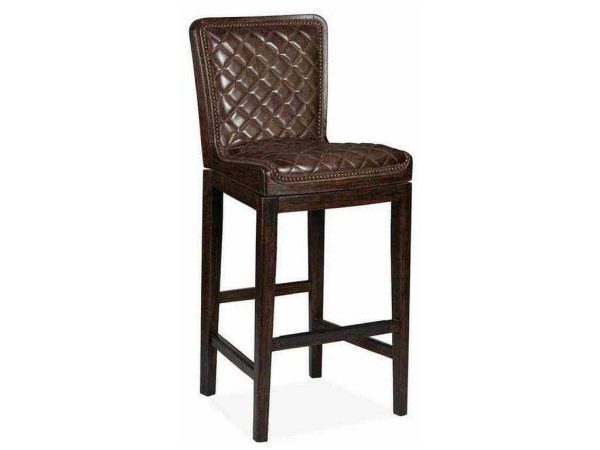Hancock and Moore 149-30-Q Dining Room Mirad Quilted Swivel Bar Stool