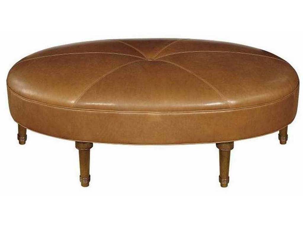 Hickory Chair HC7617-30 Mariette Himes Gomez Egg Ottoman with Legs