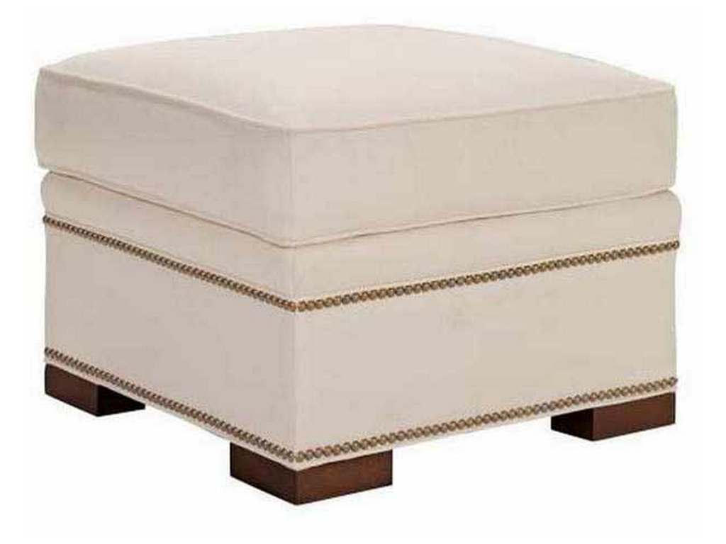 Hickory Chair HC123-53 1911 Collection Kent Ottoman Made To Measure