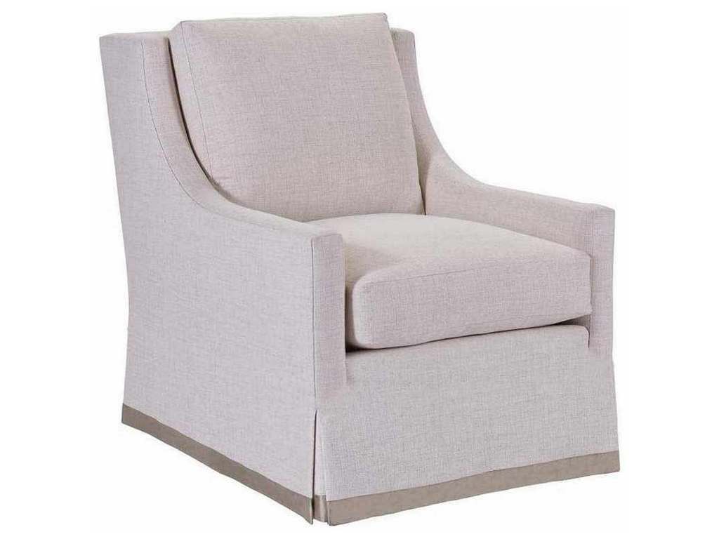 Hickory Chair HC1535-27 Suzanne Kasler Chatham Swivel Chair With Skirt