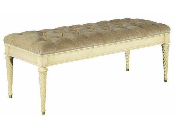 Hickory Chair HC5409-30 Simon Tufted Bench