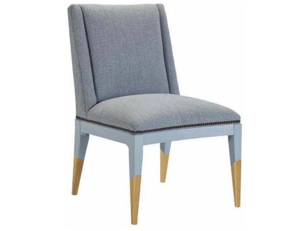 Hickory Chair HC8506-12 Tate Side Chair with Painted Sabots
