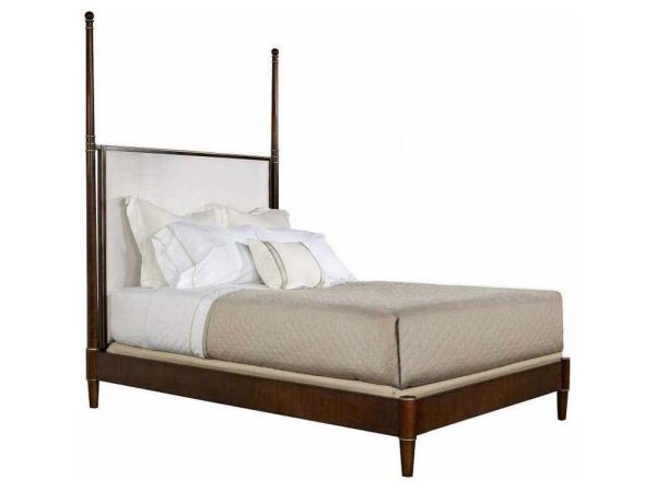 Hickory Chair HC5161-16 Tompkins Upholstered Bed with Low Footboard Queen