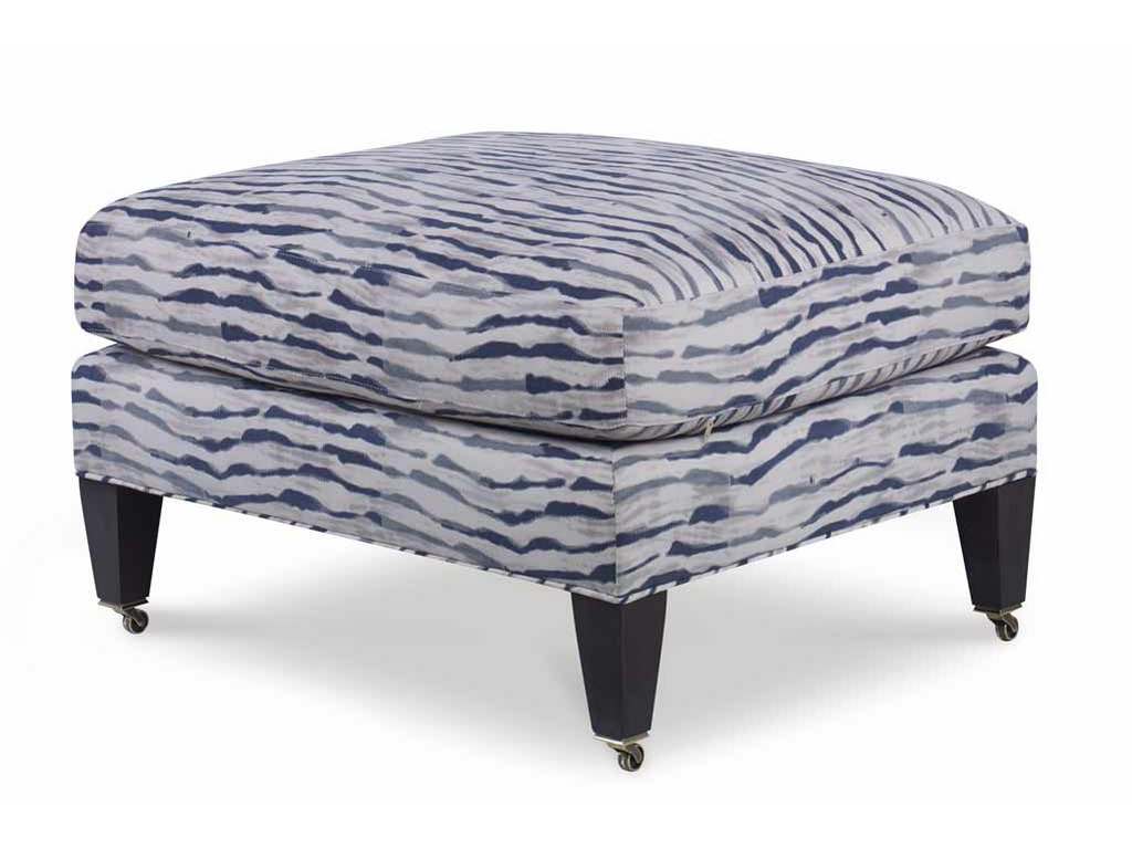 Highland House 1540-31  Sills Ottoman with Casters