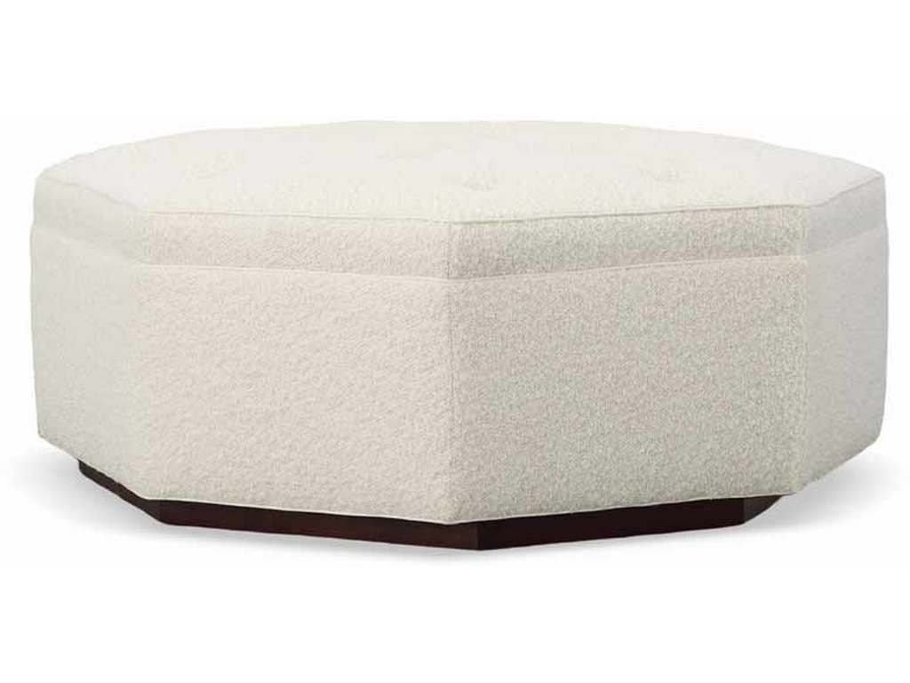 Highland House 2802-51  Dominique Wood Base Cocktail Ottoman