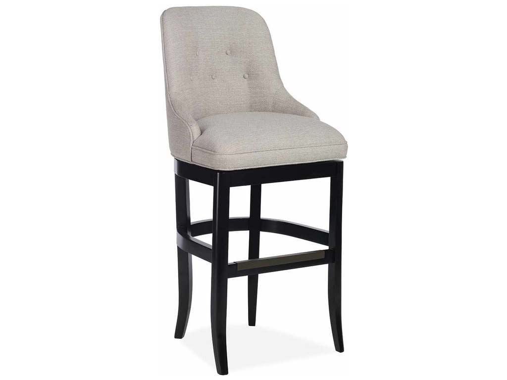 Jessica Charles 128T-30-MS  Maria Tufted Memory Swivel Bar Stool
