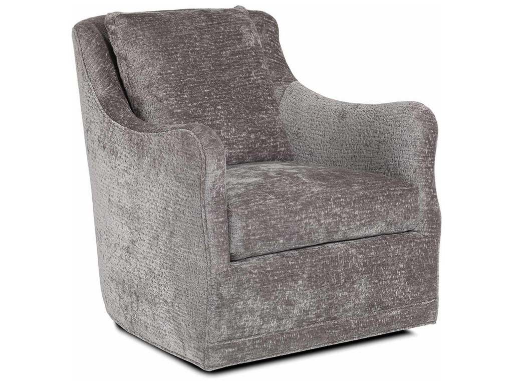 Jessica Charles 5478-S-S  Arcadia Sculpted Arm Swivel Chair