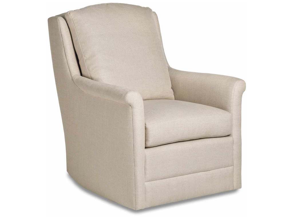 Jessica Charles 798-M-SR Casey Swivel Rocker with Modern Rolled Arm ...