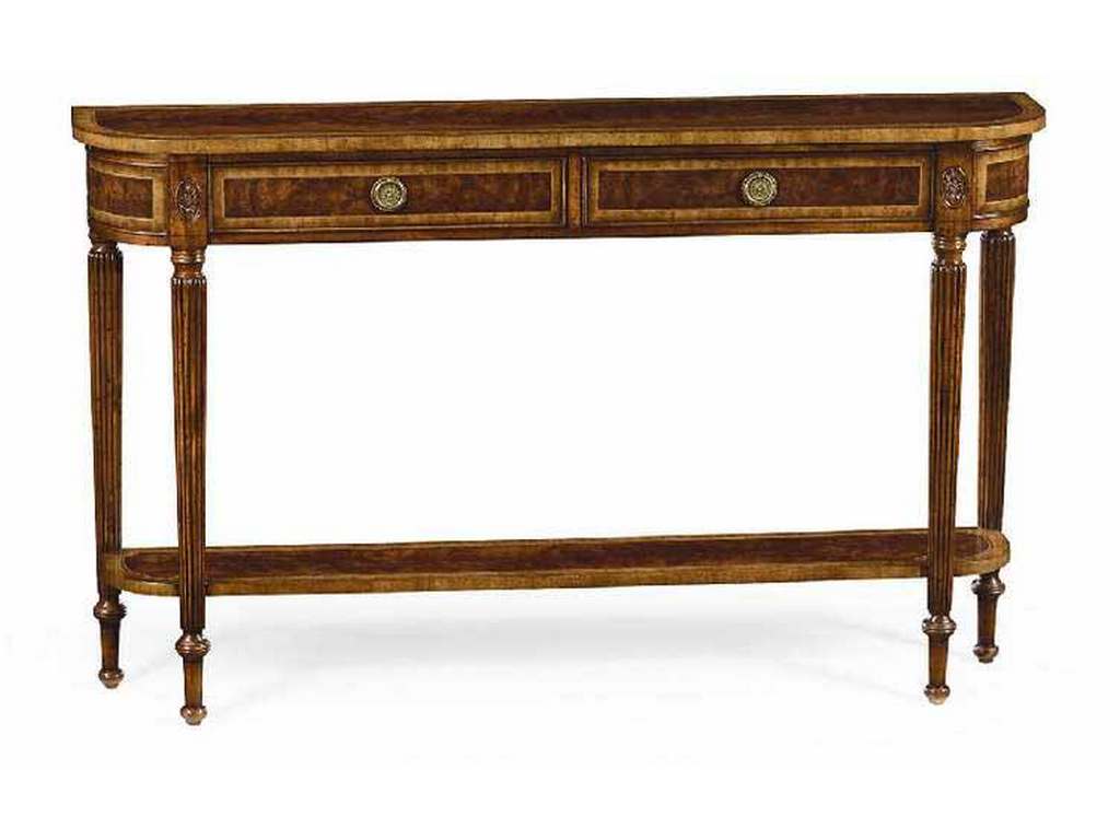Jonathan Charles 494600-MAH JC Traditional Classic Regency style console with undertier