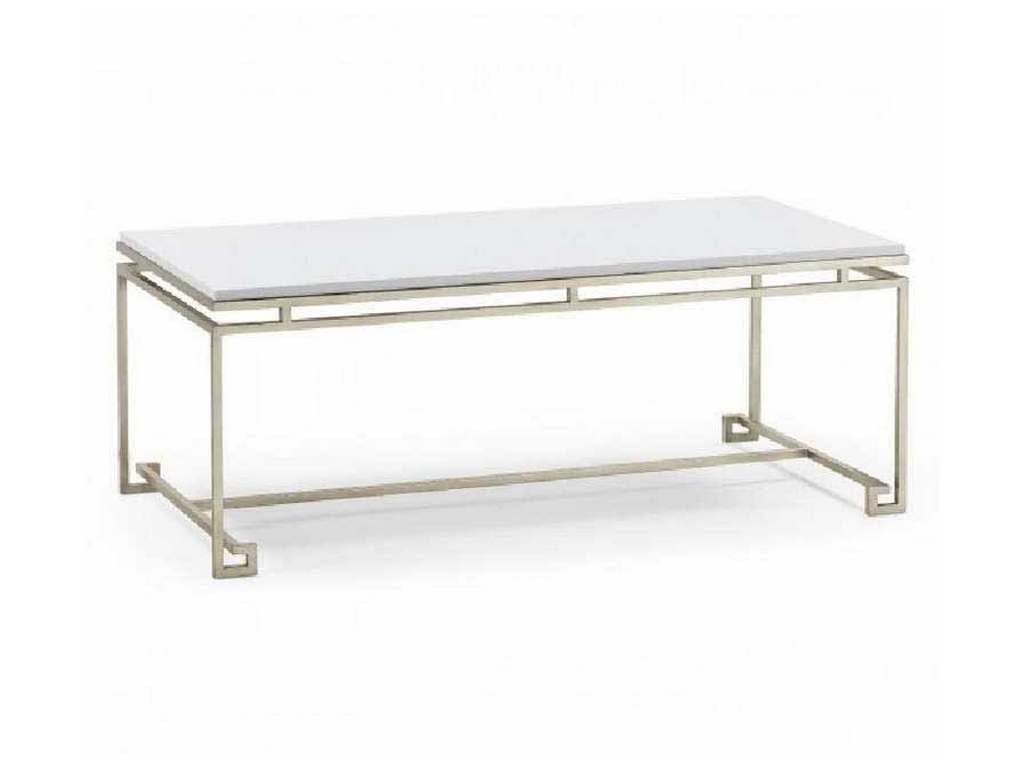 Jonathan Charles 500383-SIL-LCD JC Modern Cocktail Table B