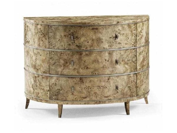 Jonathan Charles 496007-BGA Reimagined Fulgurite Demi Lune