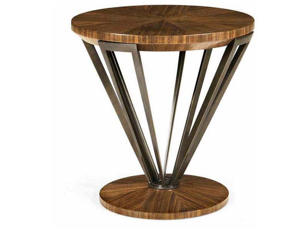 Jonathan Charles 500366-WTL Toulouse Round Lamp Table