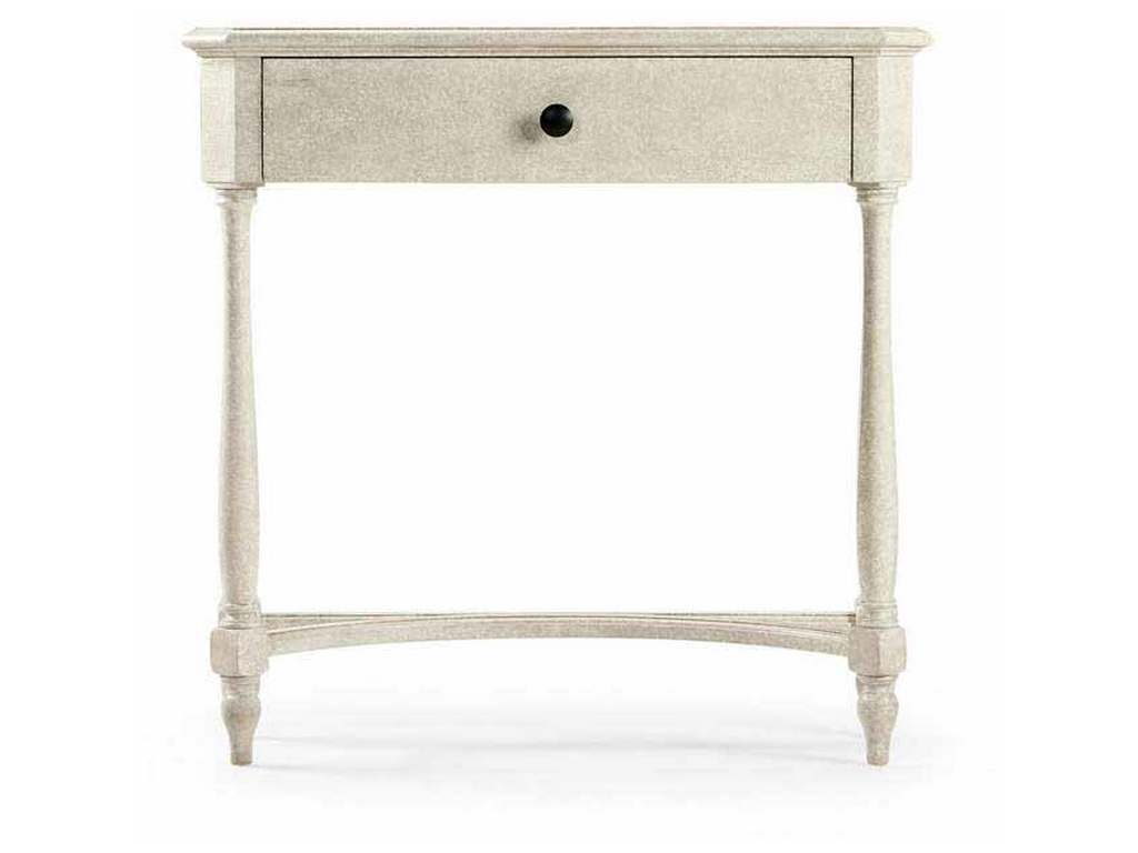 Jonathan Charles 491017-DTW JC Casual Whitewash Driftwood Small Console Table with Drawer