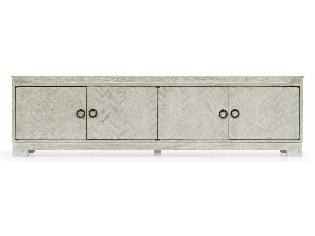 Jonathan Charles 530226-80L-CLO William Yeoward 80 inch Ferdinand Cloudy Oak Entertainment Unit