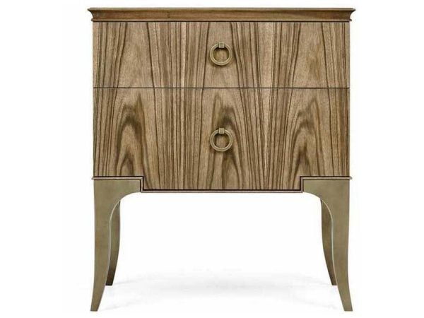 Jonathan Charles 496009-PGA JC Traditional Golden Amber Nightstand