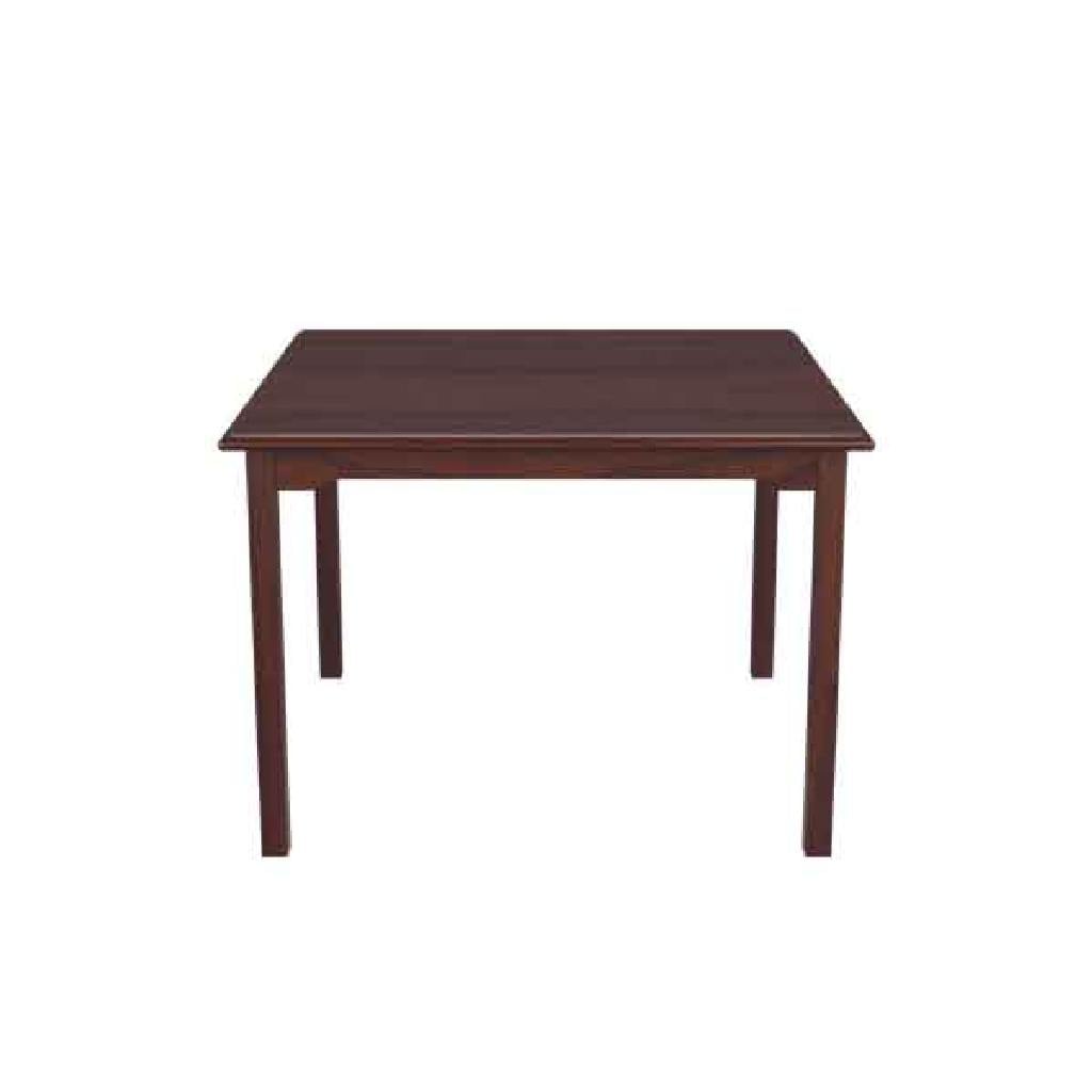 Kellex HC30612 Wood Table 42 inch x 42 inch Square with Wood Straight Legs No Ferrules Shipped Kd