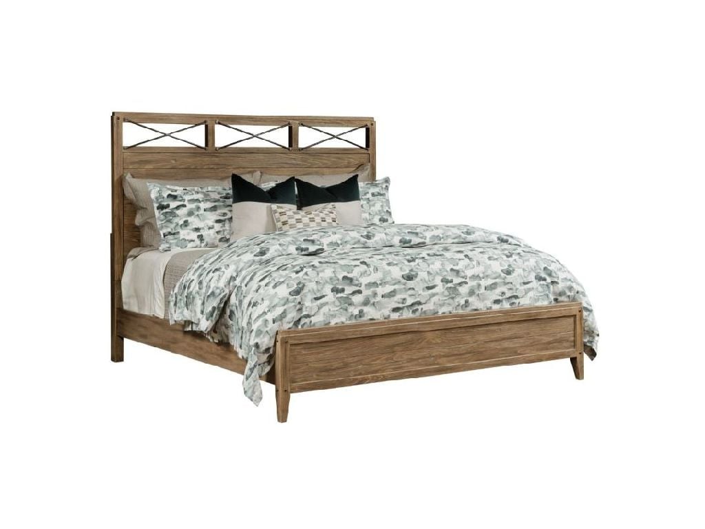 Kincaid 944-306P Modern Forge Jackson Panel Queen Bed Complete
