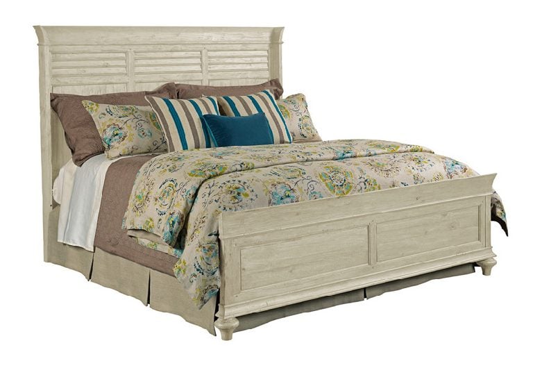 Kincaid 75-131 Weatherford Shelter Bed King Cornsilk