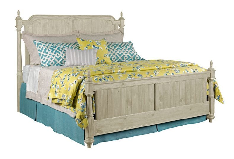 Kincaid 75-136P Weatherford Westland Bed King Cornsilk