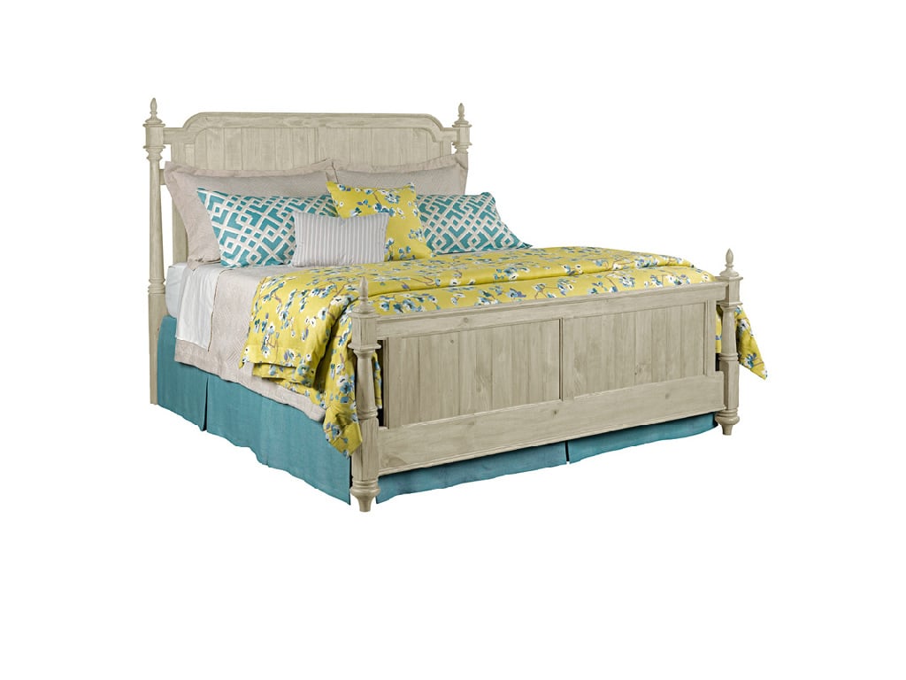 Kincaid 75-136P Weatherford Westland Bed King Cornsilk