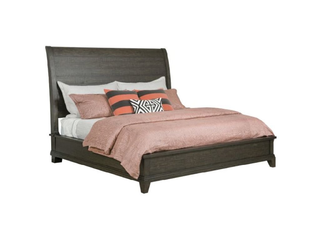 Kincaid 706-313CP Plank Road Eastburn Sleigh Queen Bed Complete