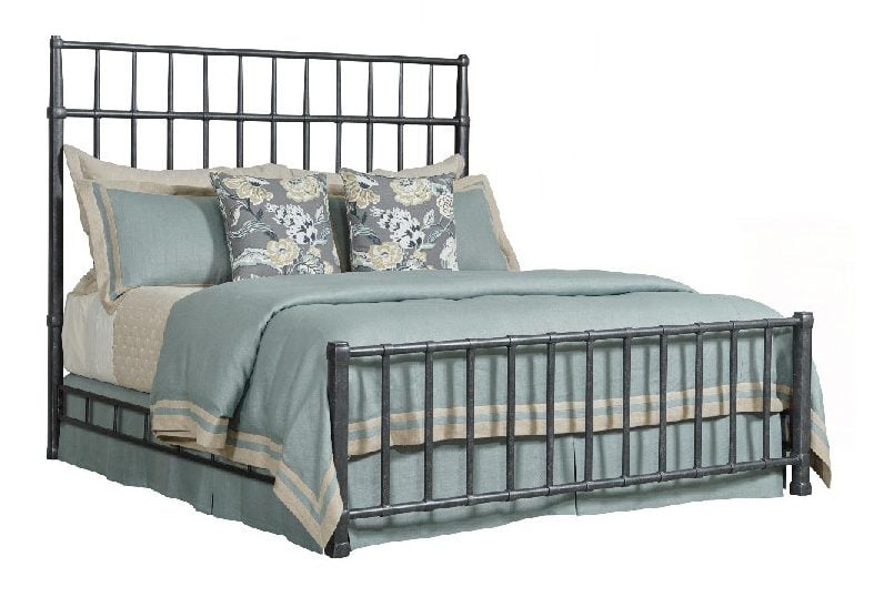 Kincaid 111-303P Acquisitions Sylvan King Metal Bed Complete