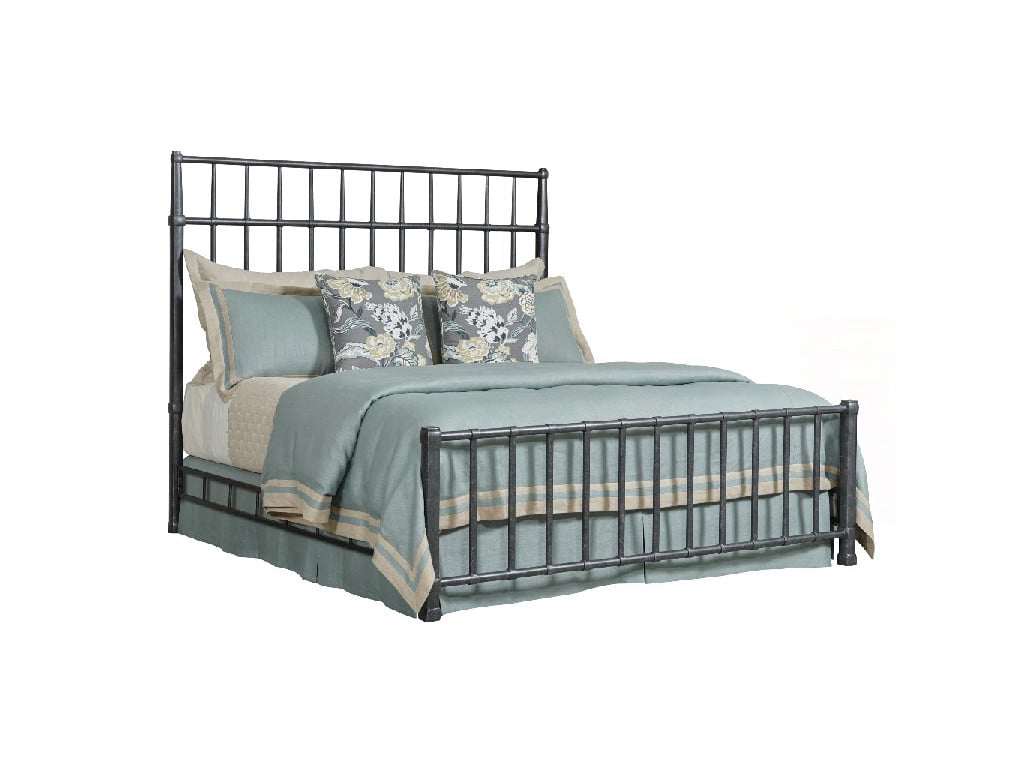 Kincaid 111-300P Acquisitions Sylvan Queen Metal Bed Complete