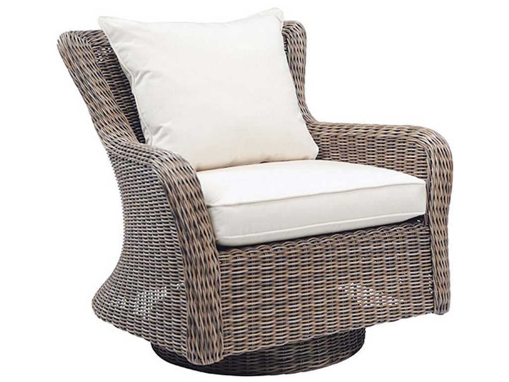 Kingsley Bate SH30SR Sag Harbor Swivel Rocker Lounge Chair Hickory