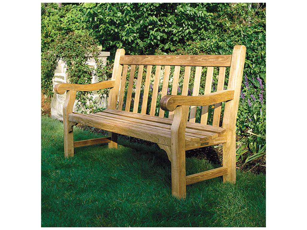 Kingsley Bate HP60 Hyde Park Bench Hickory Park Furniture